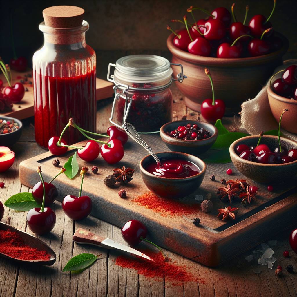 Füme Paprika ve Vişne Sos tarifi