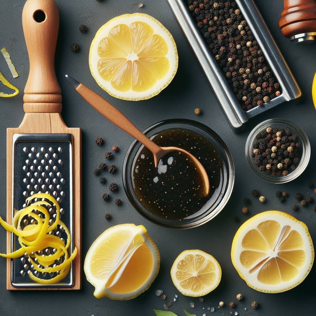 Karabiber ve Limon Zest Sos tarifi