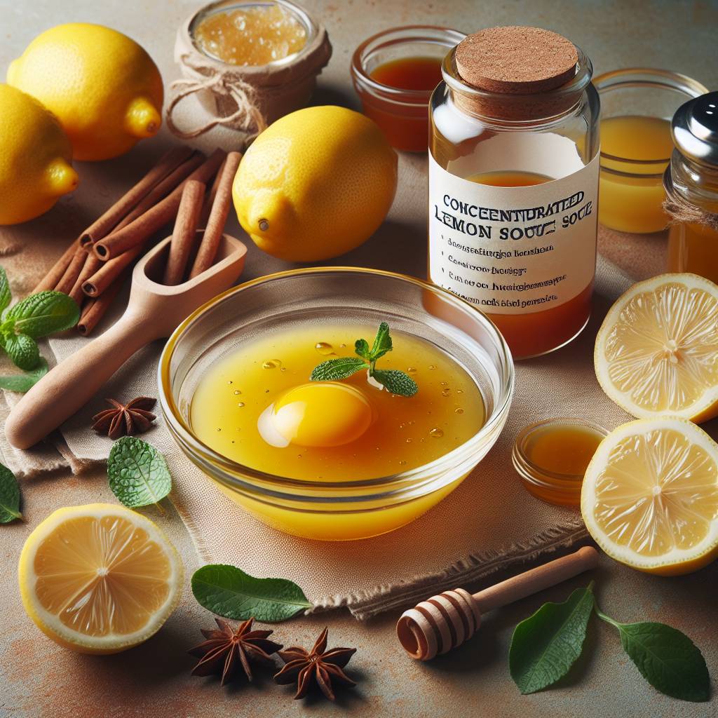 Limon Konsantre Sos tarifi