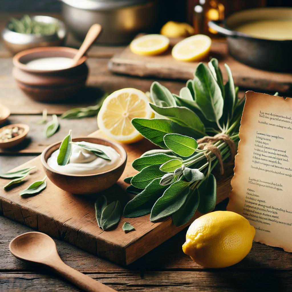 Limonlu Adaçayı Kreması tarifi