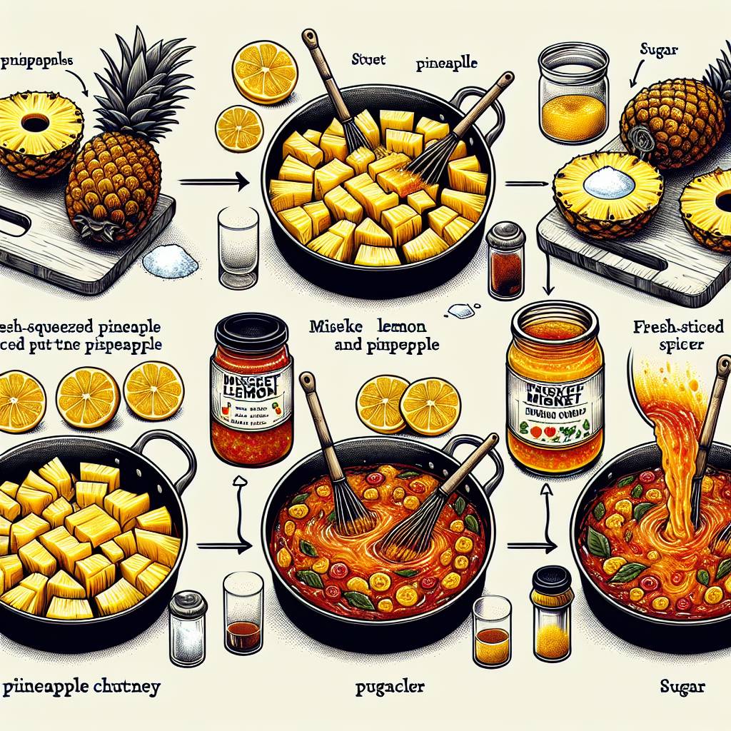Misket Limonlu Ananas Chutney tarifi