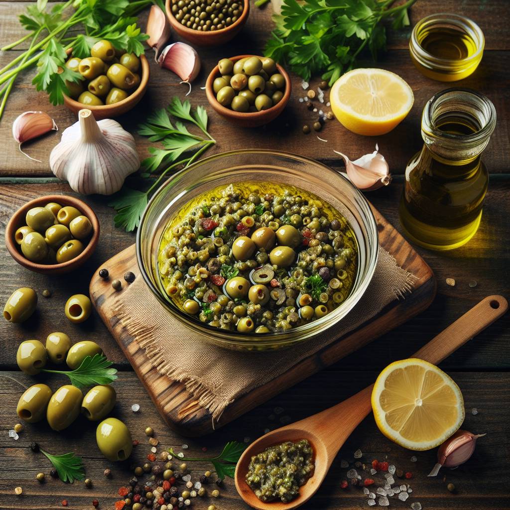 Yeşil Zeytin Tapenade tarifi