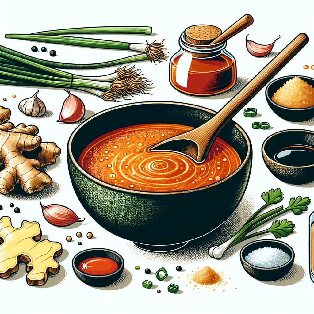 Zencefil Aromalı Miso Sos tarifi