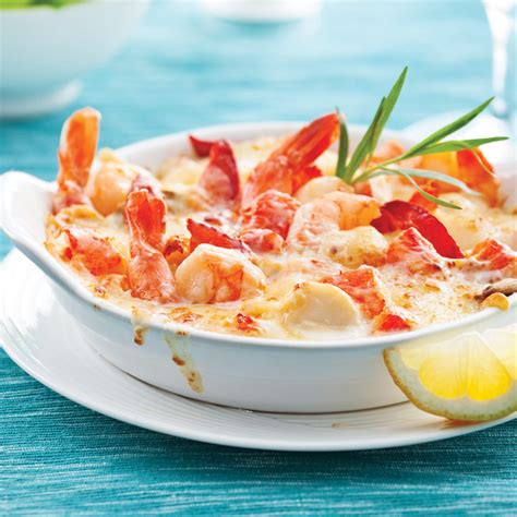 Gratin de Fruits de Mer (Deniz ürünleri grateni)