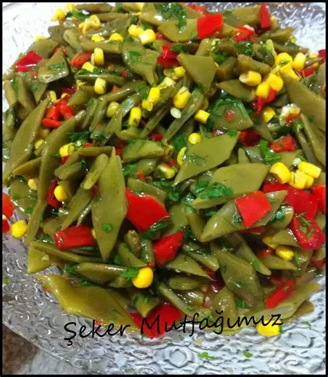 Limonlu Taze Fasulye Salatası