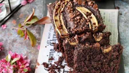 Vegan Çikolatalı ve Muzlu Kek
