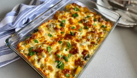 Zeytinyağlı Patates ve Ispanak Güveci