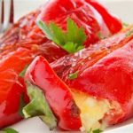 Yemista Avgotaraho (Bottarga dolgulu domates veya biber)