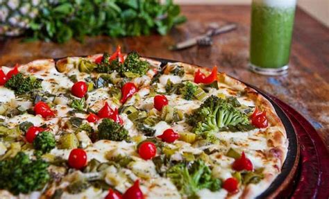 Sebzeli Limonlu Vegan Pizza