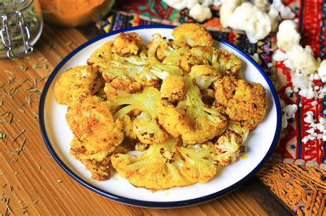 Vegan Baharatlı Karnabahar Fırın