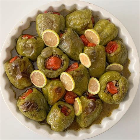 Zeytinyağlı Domates ve Biber Dolması
