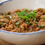 Kızarmış Sebzeli Vegan Mercimek Köftesi