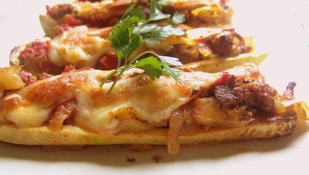 Fırında Nar Soslu Patates ve Kabak Dilimleri