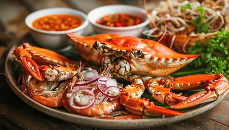 Steamed Crab (Buharda pişirilmiş yengeç)